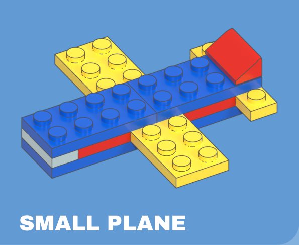 Small Plane build card