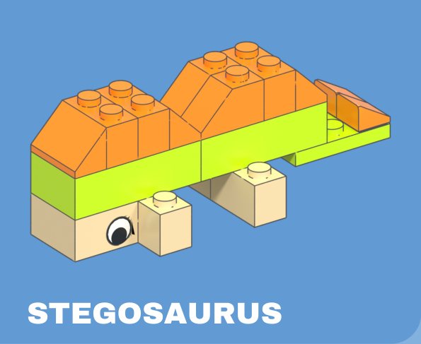 Stegosaurus build card