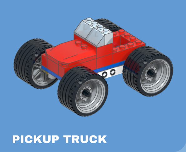 Pickup Truck build card