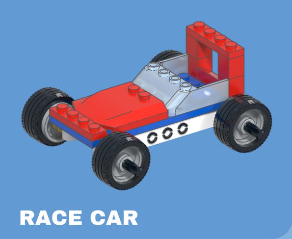 Race car build card