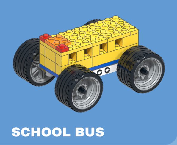 School bus build card