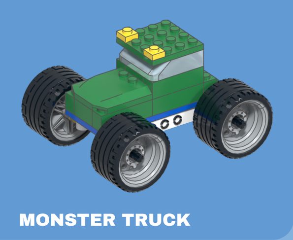 Monster Truck build card